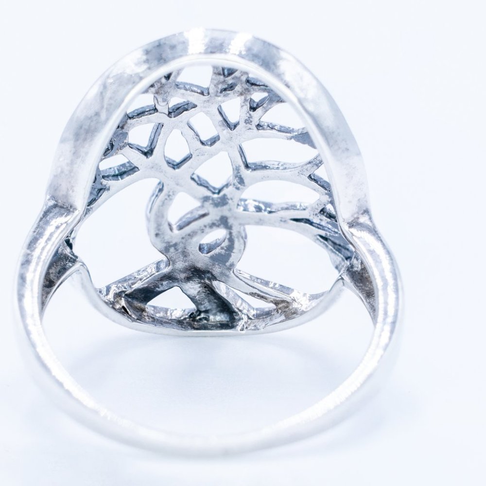 Tree and Roots Silver Ring - Picture 2 of 5